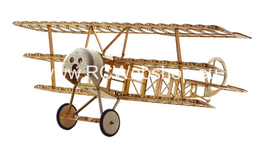 Tony Ray AeroModel 009 Fokker dr.1 Tri-plane Balsa kit 35,7cm kit no. 1809 MS