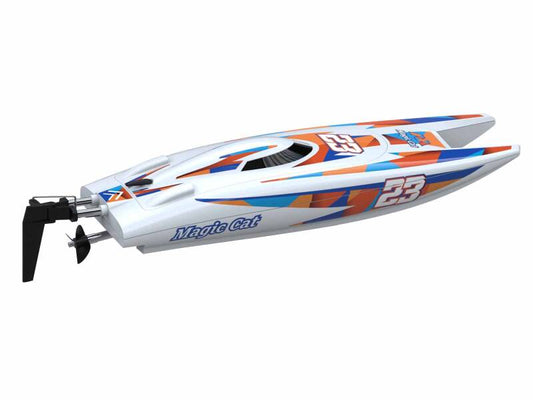 Kyosho speedboat Joysway Magic Cat V6 Electric ABS 265mm Brushed 2.4G RTR Boat JW8108V6 6949762281514