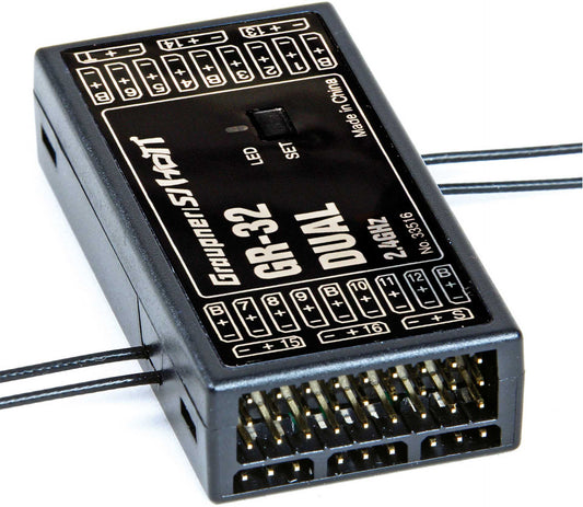 GRAUPNER GR-32 DUAL 2,4GHZ HOTT 16K EMPFÄNGER