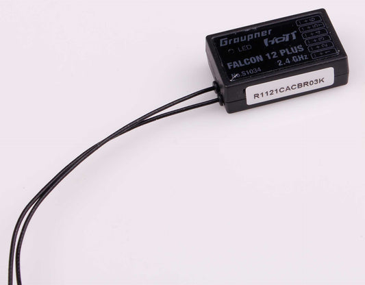 GRAUPNER FALCON 12 PLUS HOTT 3-Achs-Gyro + Vario + Antennendiversity