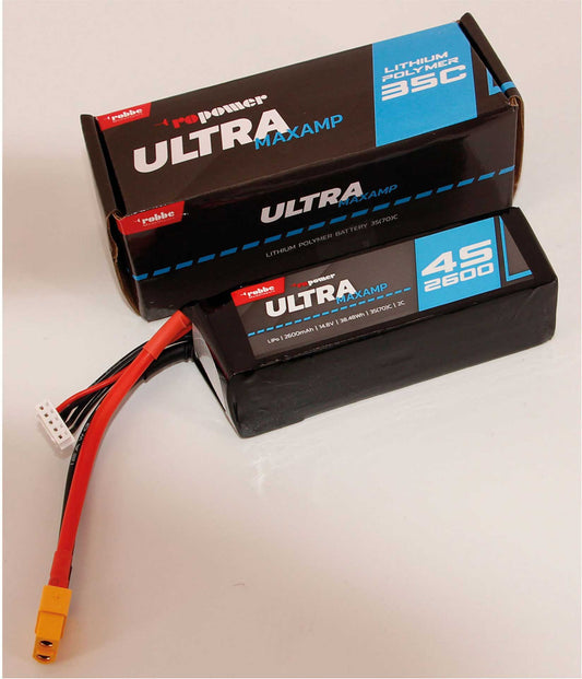 Robbe Modellsport RO-POWER ULTRA MAXAMP 2600MAH 14,8 VOLT 4S 35(70)C LIPO AKKU