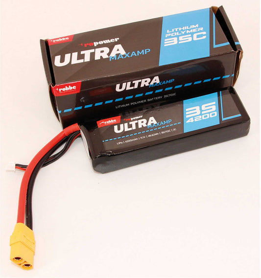 Robbe Modellsport RO-POWER ULTRA MAXAMP 4200MAH 11,1 VOLT 3S 35(70)C LIPO AKKU Xt-90