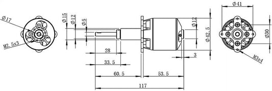 Robbe Modellsport RO-POWER TORQUE LS 4226/12 Brushless Motor 660 K/V