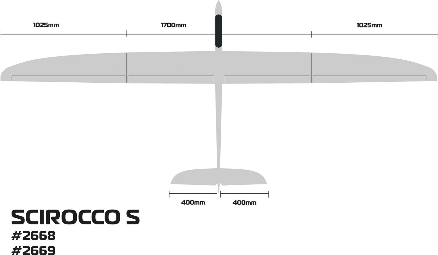 Robbe Modellsport SCIROCCO S 3,75M PNP Voll-GfK HOCHLEISTUNGSSEGLER MIT 4-KLAPPENFLÜGEL