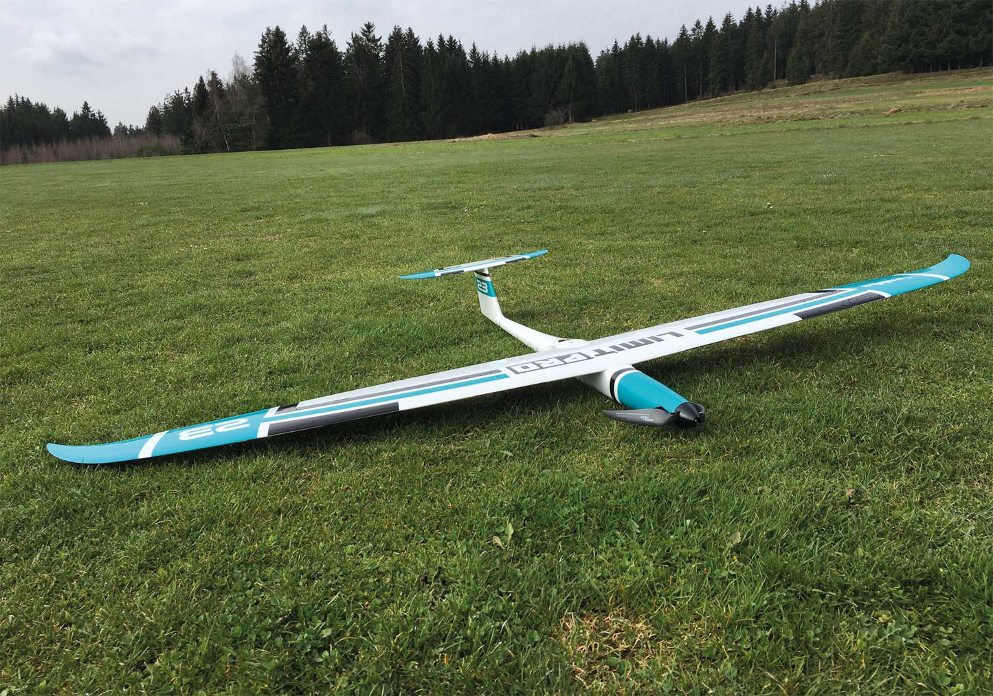 Robbe Modellsport Limit Pro PNP PETROL mit eingebauten Servos und Antrieb, Voll-GfK/CfK