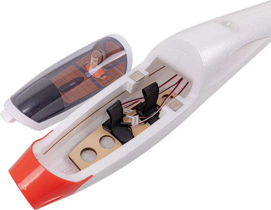Robbe Modellsport Rumpf ASW 15b ohne Elektronik mit Kabinenhaube und Cockpit