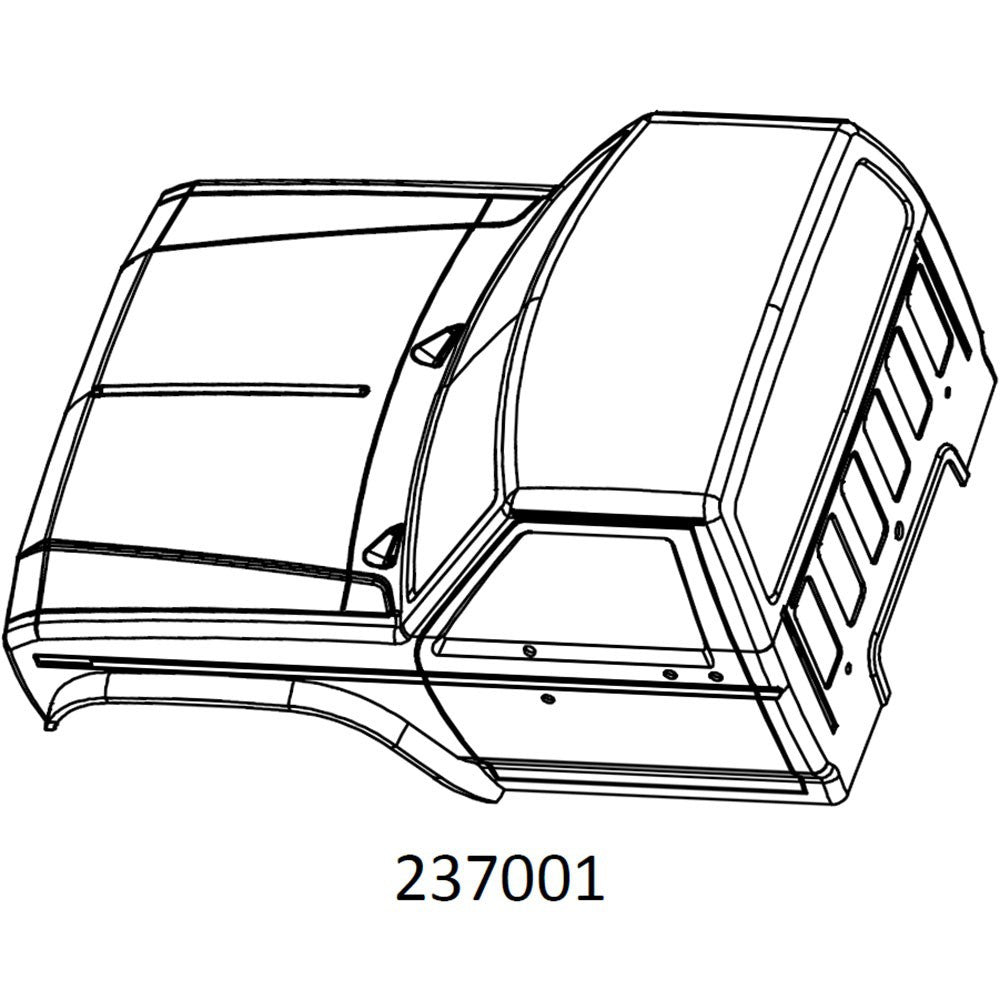 EMOX3 : transparent car shell kit