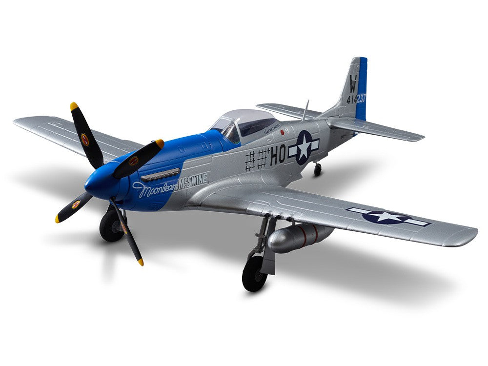 750mm P-51D Mustang Warbird PNP kit - blue