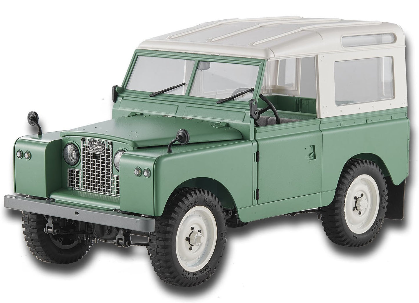 1/12 Land Rover Series II scaler RTR car kit - Green