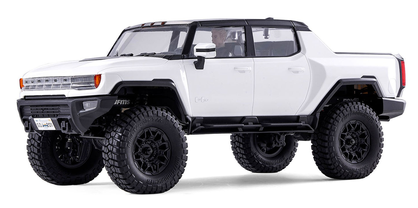 1/18 Hummer EV FCX18 scaler RTR car kit - White