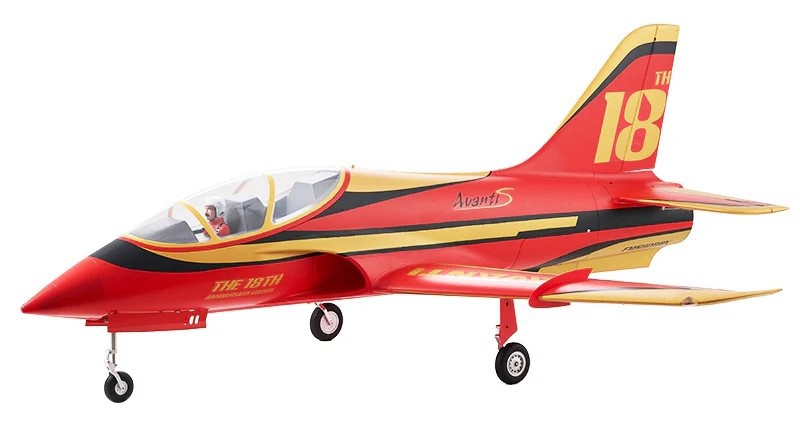 1/10 Jet 90mm EDF Avanti PNP - Red