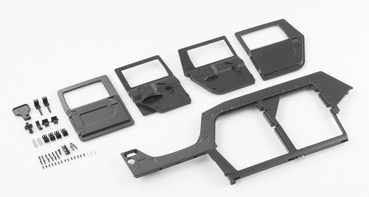 1/12 Hummer H1 - Left door set (black)