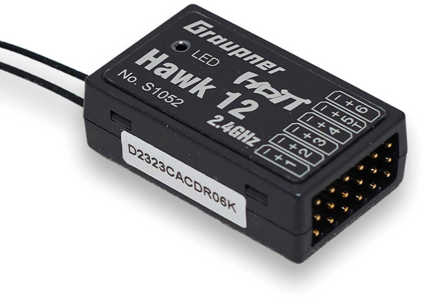 Hawk 12 HoTT - 2.4 GHz receiver