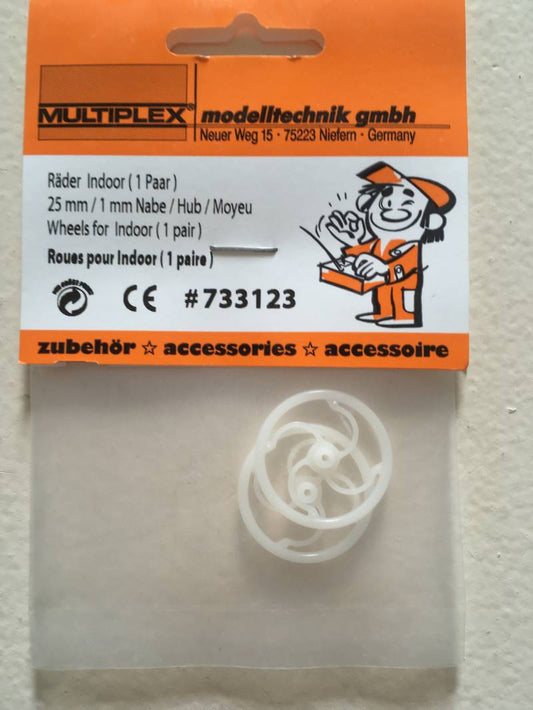 Pair of Wheels Multiplex 2 gram / pc / 25mm # 733123