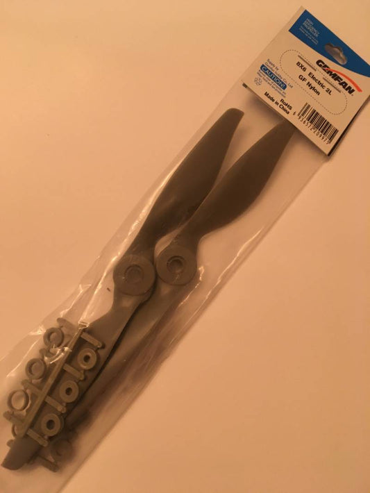 2 pcs : APC style Prop Propeller 8x6" Gemfan GF Nylon
