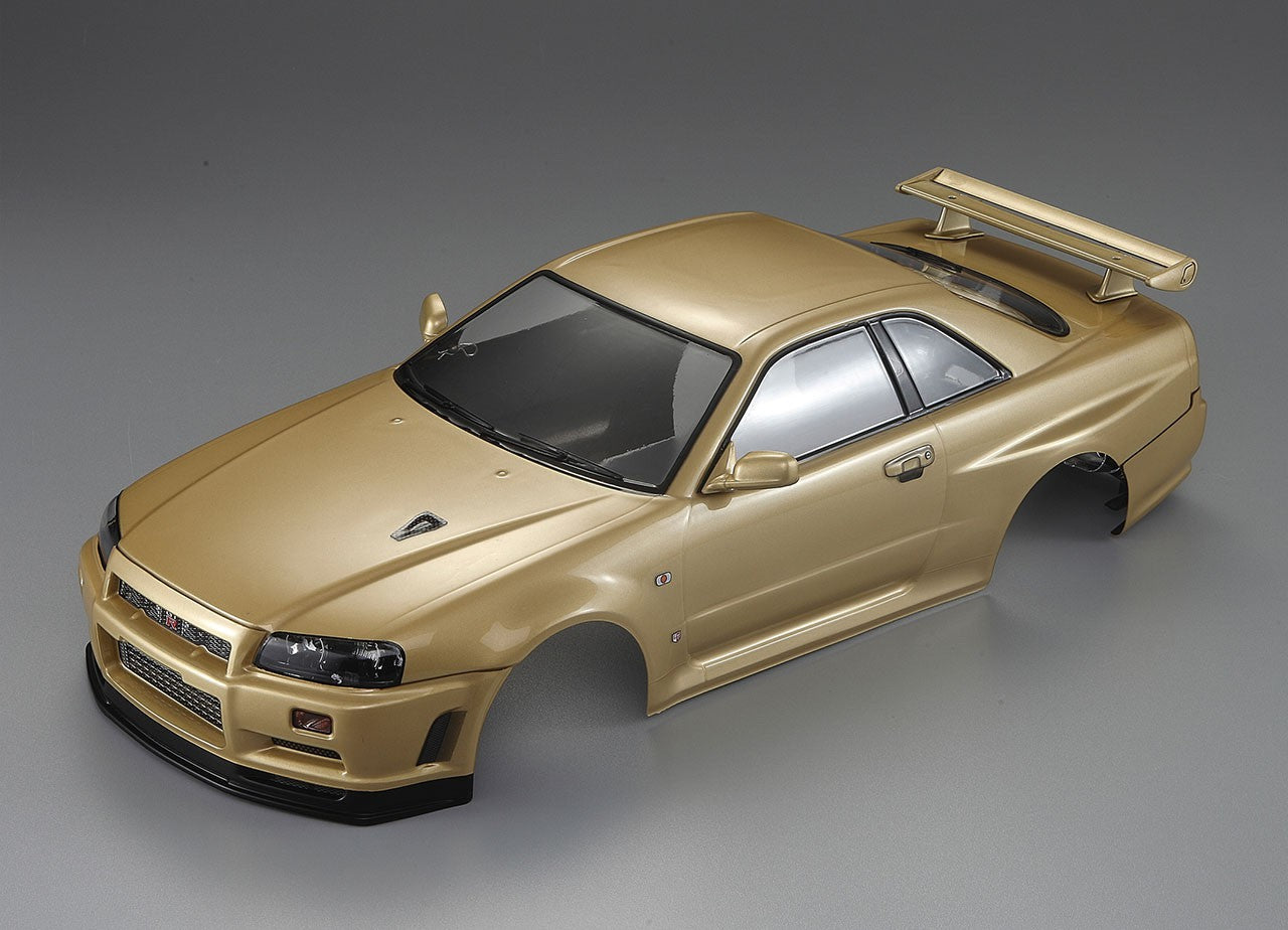 Nissan Skyline R34 195mm, champaign-gold finished, RTU all-in
