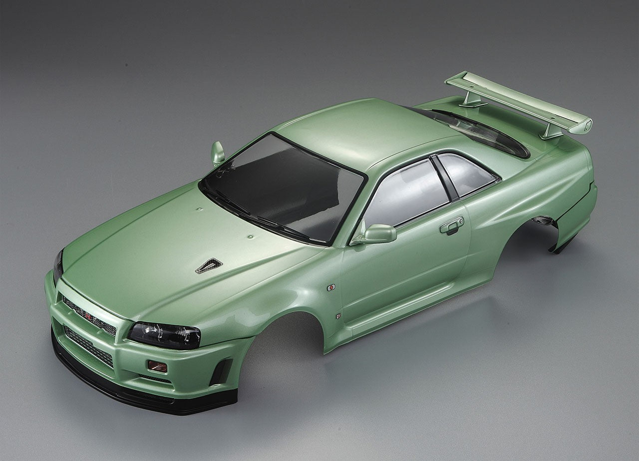 Nissan Skyline R34 195mm, champaign-green finished, RTU all-in