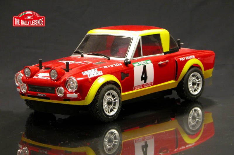 FIAT 124 ABARTH Portugal 1975 1/10 RC car RTR Kit
