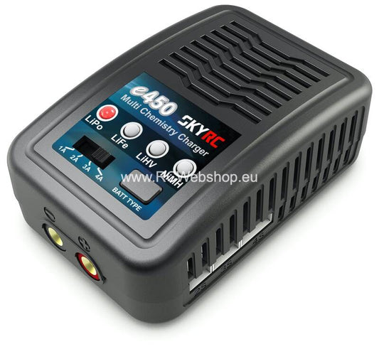 SKYRC e450 Multi chemistry AC Charger (LiPo, LiFe/LiHV & NiMh - 50w) # SKY100122