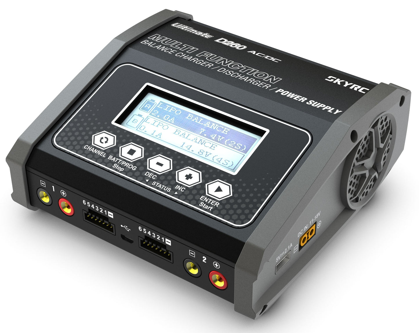 D260 Duo AC/DC charger (2x130w)