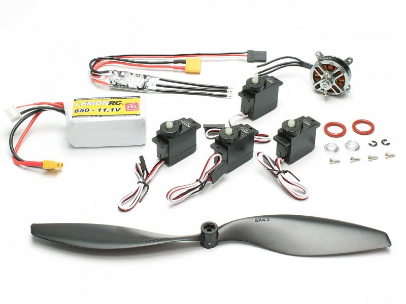 Antrieb + Servos Crack Fokker
