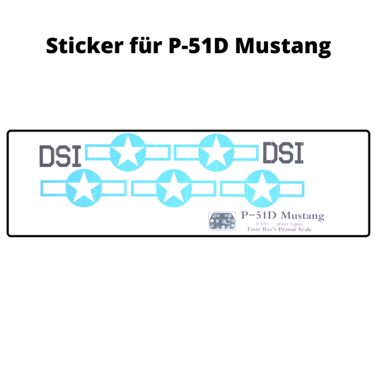 TonyRay Aero Model Sticker P-51D Mustang