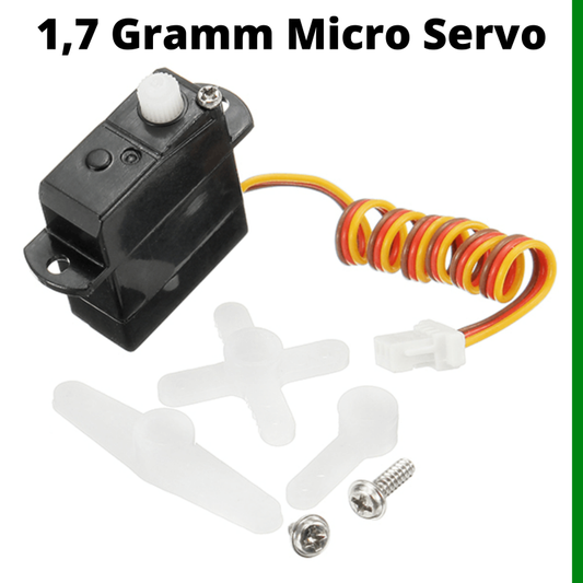 TonyRay Aero Model no.5 -micro Servo 1,7 gram for Balsa kit