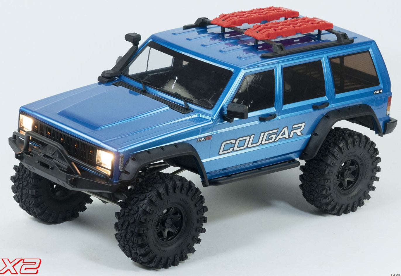 Crawling kit - EMOX2 1/8 RTR 775 Brushed kit (Metal Deep Blue)