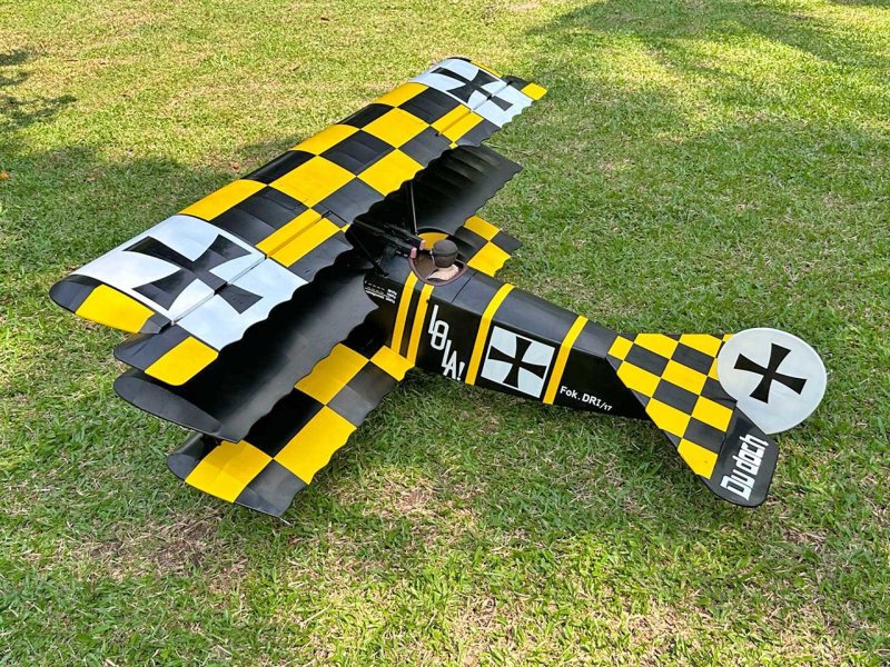 Fokker Dr.1 (schwarz-gelb) / 1850mm
