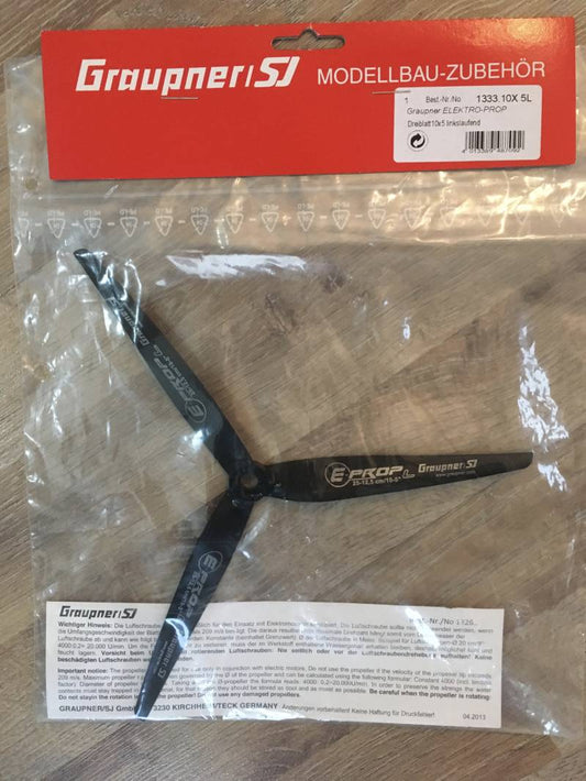 Prop 3-blad Graupner SJ E-prop 10x5L