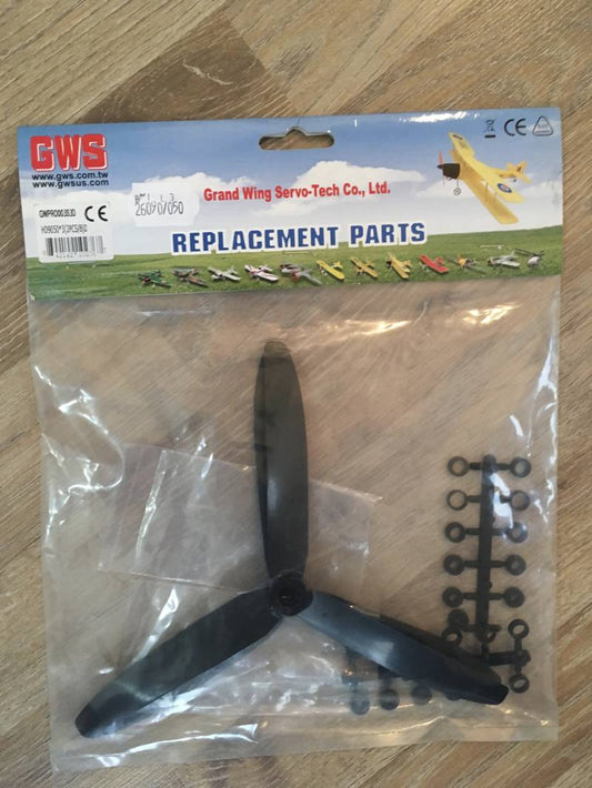 Prop 3-blad GWS hd 9x5 (2 pcs)