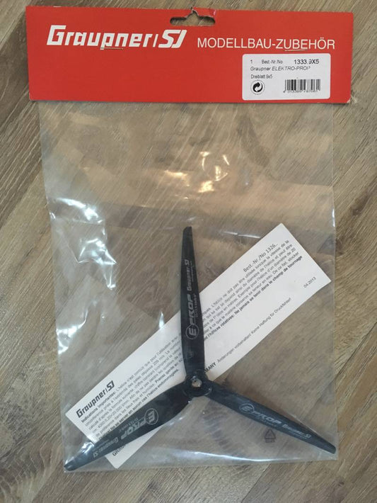 Prop 3-blad Graupner SJ E-prop 9x5
