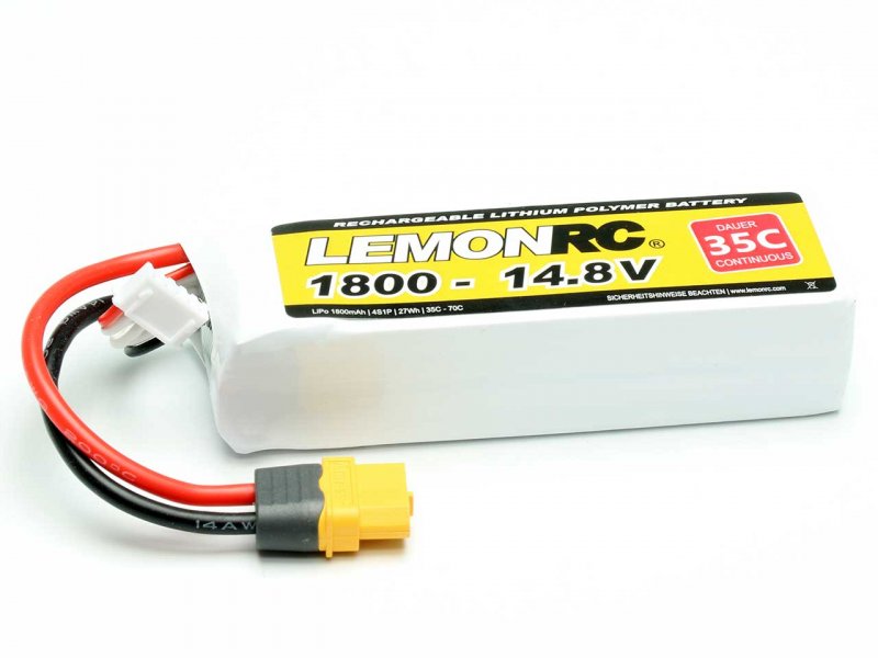 LiPo Akku LEMONRC 1800 - 14.8V (35C)