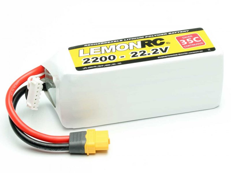 LiPo Akku LEMONRC 2200 - 22.2V (35C)