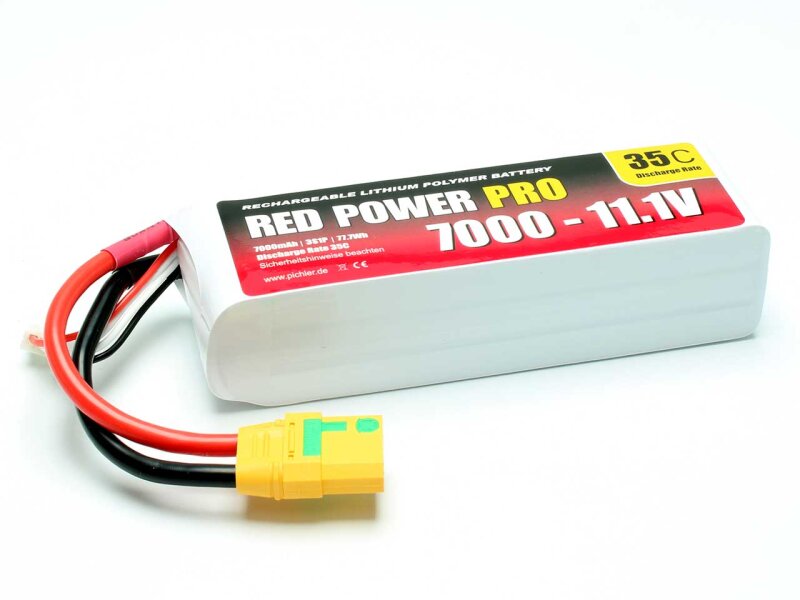 LiPo Akku RED POWER PRO 7000 - 11.1V