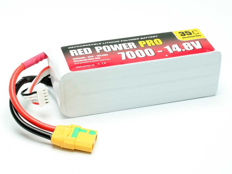 LiPo Akku RED POWER PRO 7000 - 14.8V