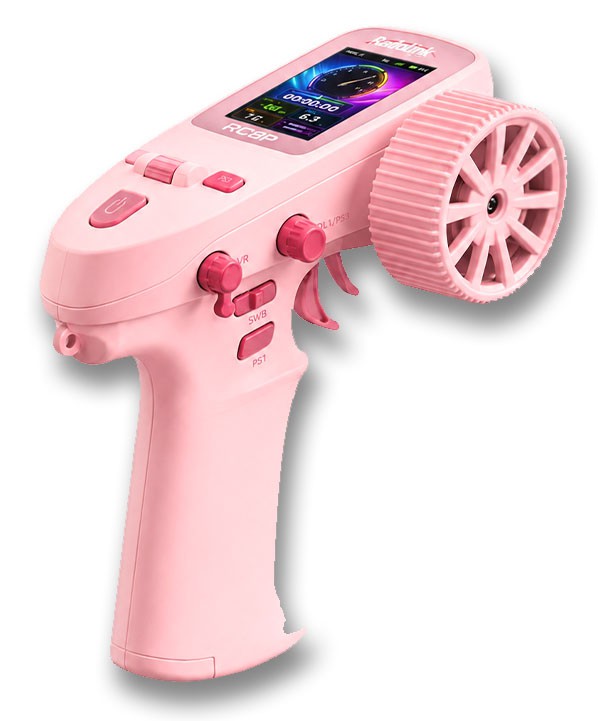 RC8P 8-Channels radio with R8FG gyro integr. Receiver - Sakura pink