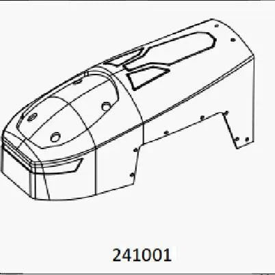 TL4 : PC transparent front compartment cover