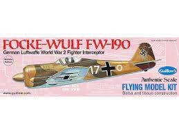 Guillows Plane kit Focke-Wulf FW-190 0502 YAE