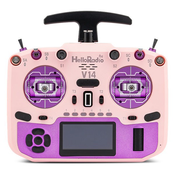 V14 MAX R9 OLED 2,4GHz 4in1 LBT Radio (Multimode - M2) - Purple/Pink