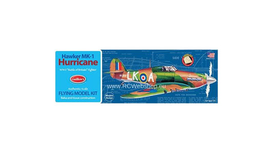 Guillows Hawker MK-1 Hurricane  0506 Model Kit
