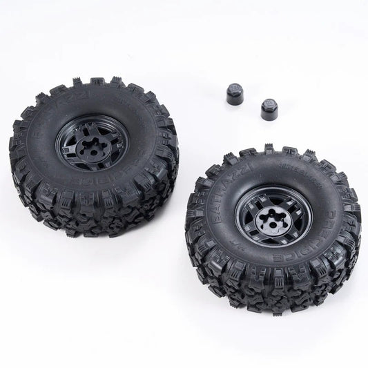 1/10 LC80 Blue Pro V2 - FMS11061RSBU WHEEL ASSEMBLY 1PAIR V2