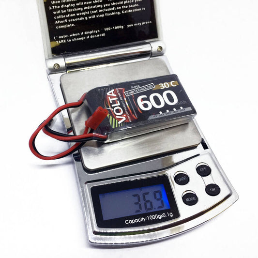 RC-factory acc lipo  Volta 600 mAh 2s 30C BA01