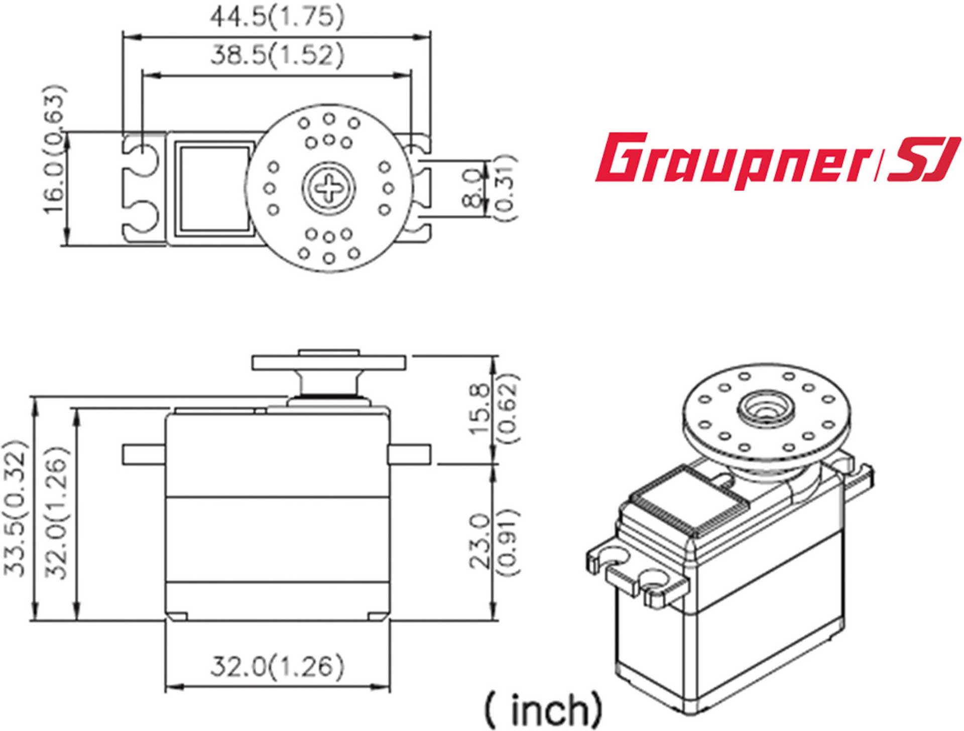 GRAUPNER DES 658 BB MG DIGITAL SERVO