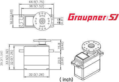 GRAUPNER DES 678 BB MG DIGITAL SERVO