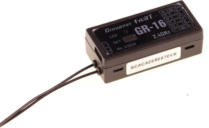 GRAUPNER GR-16 2,4GHZ HOTT 8K EMPFÄNGER