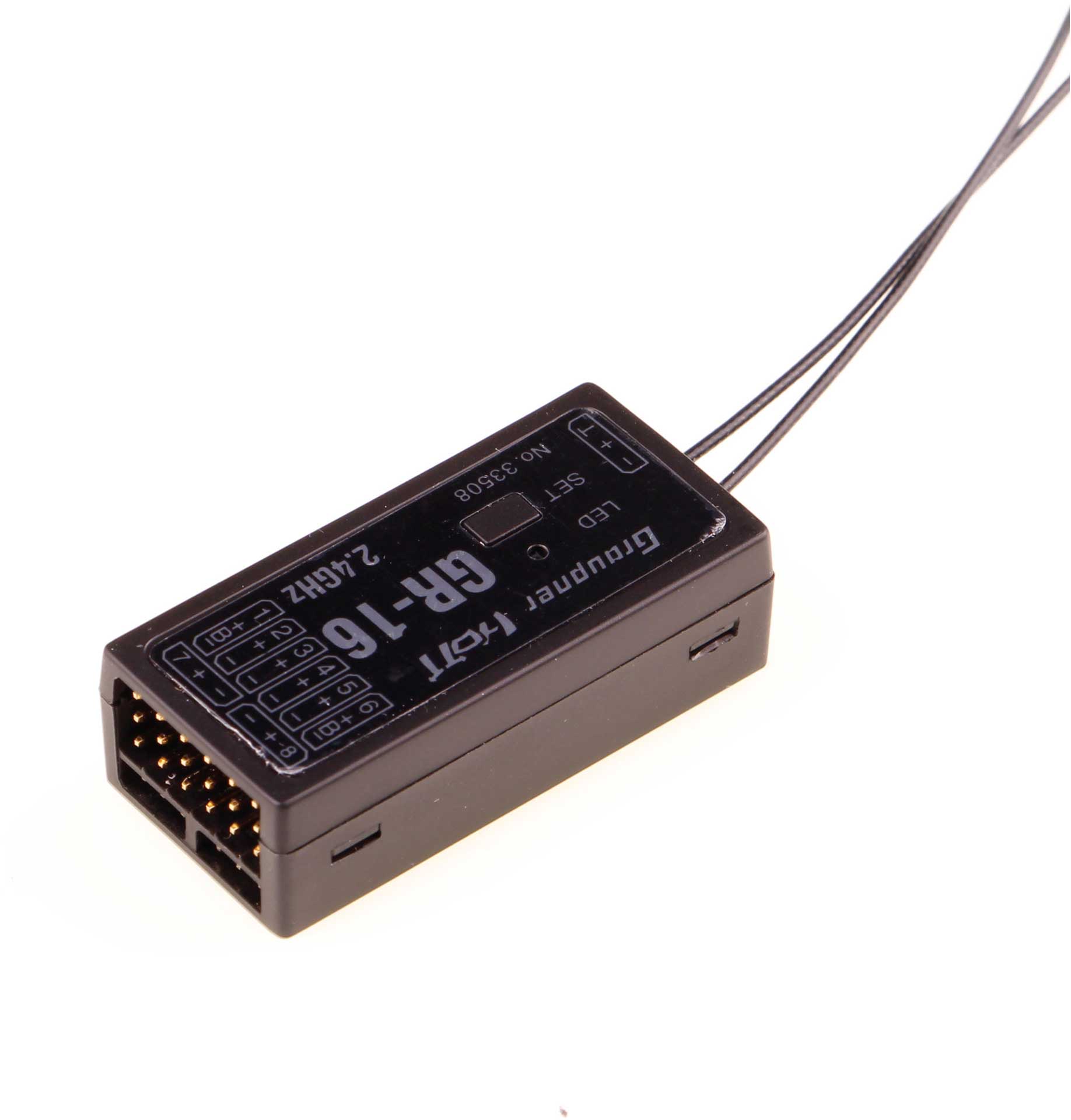 GRAUPNER GR-16 2,4GHZ HOTT 8K EMPFÄNGER