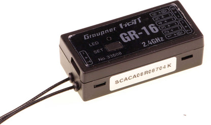 GRAUPNER GR-16 2,4GHZ HOTT 8K EMPFÄNGER
