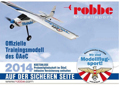 Robbe Modellsport Air Trainer 140 V2 EPO PNP mit Flight Controller (3-Achs Fluglagen-Stabilisierung, Gyro)