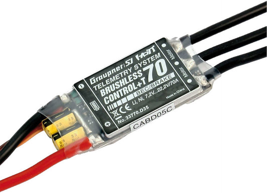 GRAUPNER BRUSHLESS CONTROL+ T 70 BEC XT-60 2-6S REGLER